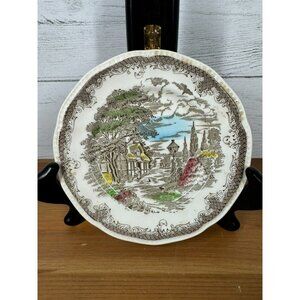 Shakespeare's Sonnets Anne Hathaway's cottage Bread and Butter Plate Ironstone